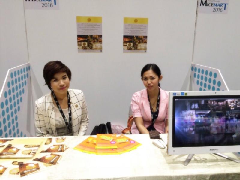 ร่วมประชาสัมพันธ์พิพิธภัณฑ์เหรียญในงานกิจกรรม “Thailand Domestic MICM MART 2016” ร่วมกับสำนักงานส่งเสริมการจัดประชุมและนิทรรศการ ณ ศูนย์ประชุมแห่งชาติสิริกิตติ์ 