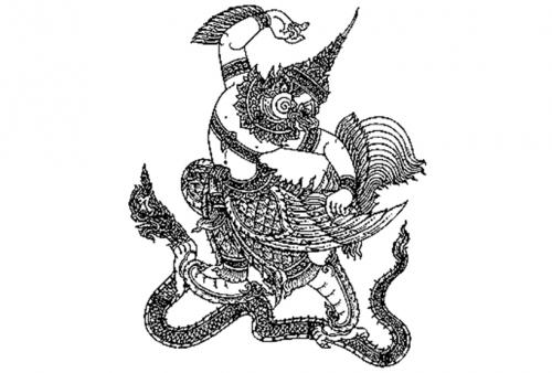 Garuda: a symbol on Thai currency
